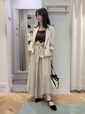 YUさん(レディース・153cm)の夏コーディネート