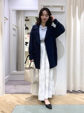 YUさん（レディース・153cm）の春コーディネート