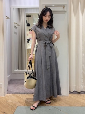 「Andemiu（アンデミュウ）のアイテム」を使った、YUさん（レディース・153cm）の夏コーディネート