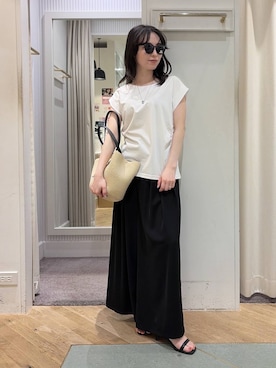 「Andemiu（アンデミュウ）のアイテム」を使った、YUさん（レディース・153cm）の夏コーディネート