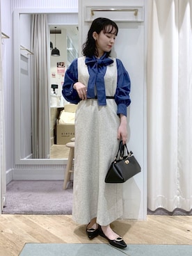 YUさん（レディース・153cm）の冬コーディネート