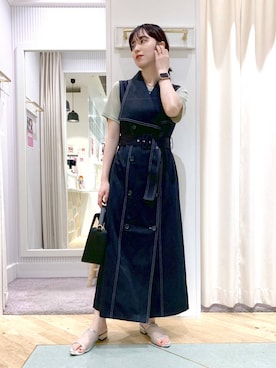 YUさん（レディース・153cm）の夏コーディネート