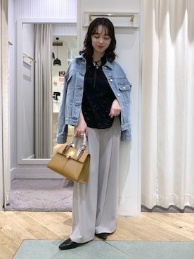 YUさん（レディース・153cm）の冬コーディネート