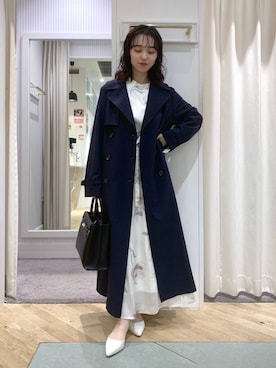 「Andemiu（アンデミュウ）のメタルベルトバッグ632915（トートバッグ、ブラック系）」を使った、YUさん（レディース）の冬コーディネート