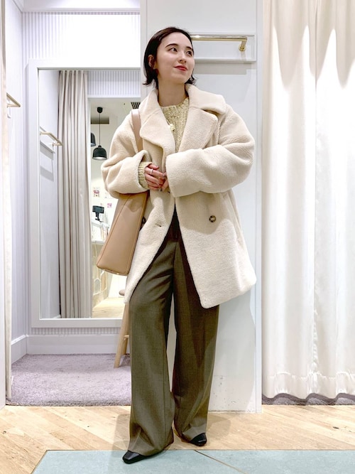 セール】ボアハーフコート126675（ピーコート）｜Andemiu