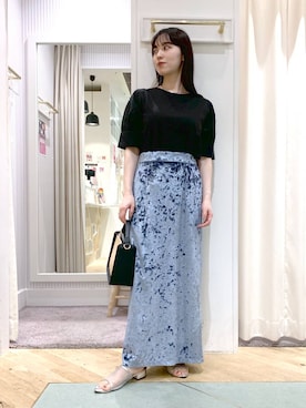 YUさん（レディース・153cm）の夏コーディネート