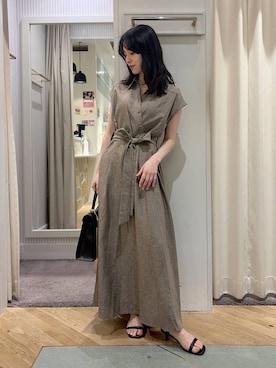 「Andemiu（アンデミュウ）のアイテム」を使った、YUさん（レディース・153cm）の夏コーディネート