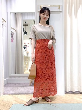 YUさん（レディース・153cm）の夏コーディネート