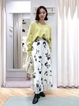 「アイテム（ブーツ）」を使った、YUさん（レディース・153cm・20代）の秋コーディネート