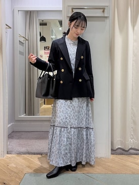 「Andemiu（アンデミュウ）のアイテム」を使った、YUさん（レディース・153cm）の秋コーディネート