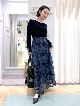 YUさん（レディース・153cm）の冬コーディネート