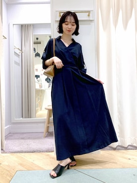 「アイテム（ボストンバッグ）」を使った、YUさん（レディース・153cm・20代）の夏コーディネート