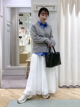 YUさん（レディース・153cm）の冬コーディネート