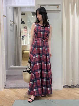 「Andemiu（アンデミュウ）のアイテム」を使った、YUさん（レディース・153cm）の夏コーディネート