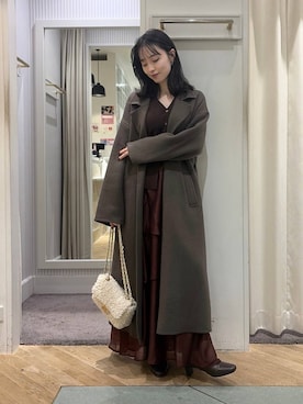 「Andemiu（アンデミュウ）のアイテム」を使った、YUさん（レディース・153cm）の秋コーディネート