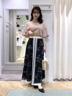 「Andemiu（アンデミュウ）のアイテム（バッグ）」を使った、YUさん（レディース・153cm）の春コーディネート