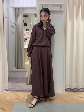 YUさん(レディース・153cm)の夏コーディネート