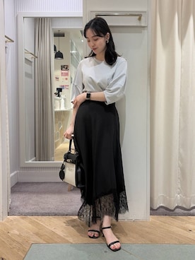 YUさん(レディース・153cm)の夏コーディネート