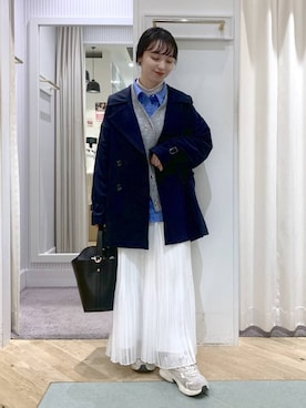 YUさん（レディース・153cm）の冬コーディネート