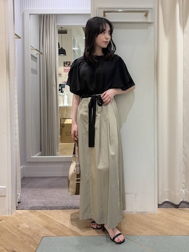 「Andemiu（アンデミュウ）のアイテム」を使った、YUさん（レディース・153cm）の夏コーディネート
