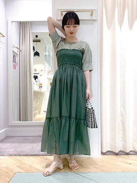 YUさん（レディース・153cm）の夏コーディネート