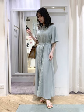 「Andemiu（アンデミュウ）のアイテム（バッグ）」を使った、YUさん（レディース・153cm）の春コーディネート