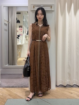 YUさん(レディース・153cm)の夏コーディネート