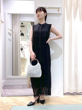 YUさん（レディース・153cm）の夏コーディネート