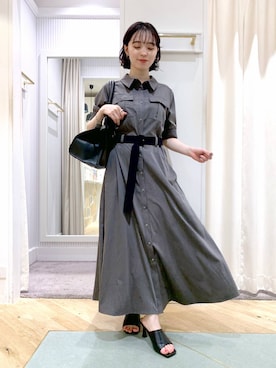 YUさん(レディース・153cm)の夏コーディネート