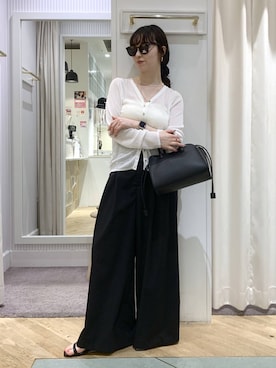 「旅行」｜YUさん（レディース・153cm）の春コーディネート