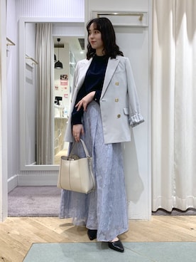 YUさん（レディース・153cm）の春コーディネート