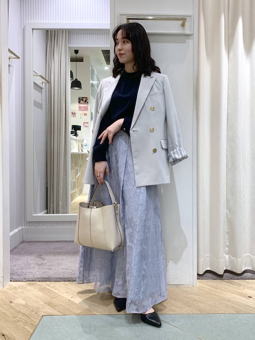 フロントボタンブラウス　トゥデイフル　IENA Amiur  PAGEBOY セール】ボウタイツキブラウス長袖595518（シャツ/ブラウス）｜Andemiu