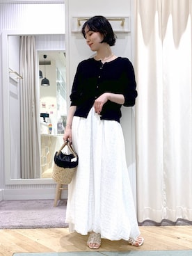 「アイテム（サンダル）」を使った、YUさん（レディース・153cm・20代）の夏コーディネート