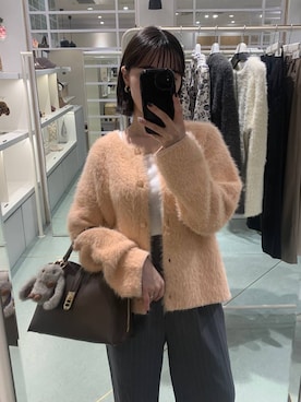 「アイテム（チャーム）」を使った、YUさん（レディース・153cm・20代）の秋コーディネート
