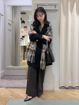 「Andemiu（アンデミュウ）のアイテム」を使った、YUさん（レディース・153cm）の秋コーディネート