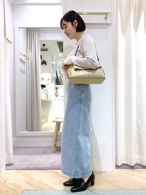 CELINE デニムAラインスカート 36 フィービー Aラインデニムスカート/ブルー | Factelier (ファクトリエ)