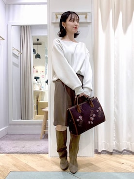 YUさん（レディース・153cm）の秋コーディネート