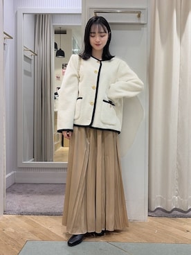 「Andemiu（アンデミュウ）のアイテム」を使った、YUさん（レディース・153cm）の秋コーディネート