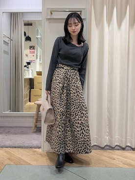 「Andemiu（アンデミュウ）のアイテム」を使った、YUさん（レディース・153cm）の秋コーディネート
