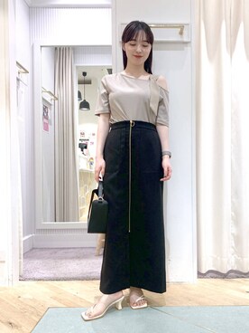 YUさん（レディース・153cm）の夏コーディネート