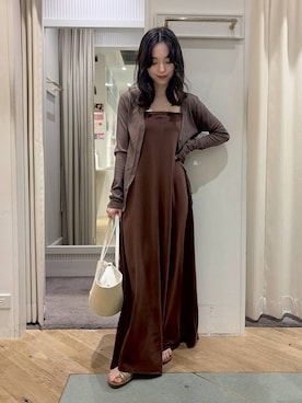 「Andemiu（アンデミュウ）のアイテム」を使った、YUさん（レディース・153cm）の夏コーディネート