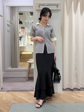 「Andemiu（アンデミュウ）のアイテム」を使った、YUさん（レディース・153cm）の夏コーディネート