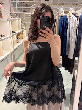 「Andemiu（アンデミュウ）のアイテム」を使った、YUさん（レディース・153cm）の夏コーディネート