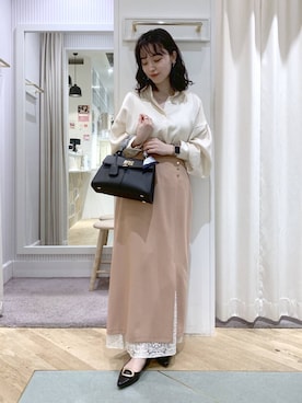 「Andemiu（アンデミュウ）のアイテム」を使った、YUさん（レディース・153cm）の冬コーディネート