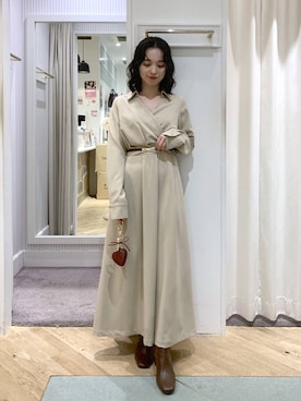 YUさん（レディース・153cm）の冬コーディネート