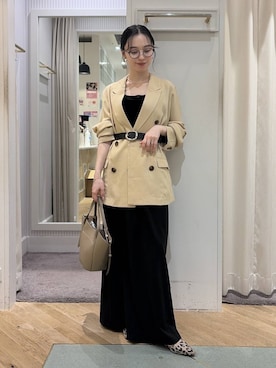 「Andemiu（アンデミュウ）のアイテム」を使った、YUさん（レディース・153cm）の夏コーディネート
