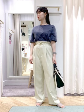 YUさん（レディース・153cm）の夏コーディネート