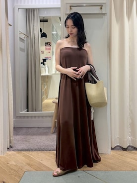 「Andemiu（アンデミュウ）のアイテム」を使った、YUさん（レディース・153cm）の夏コーディネート
