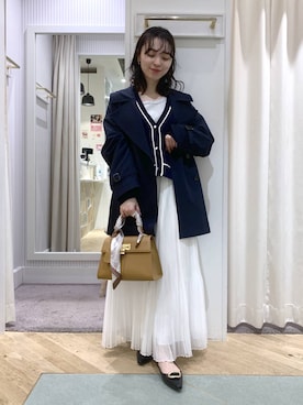 YUさん（レディース・153cm）の春コーディネート