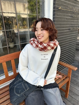 「アイテム（その他トップス）」を使った、ゆーみんさん（レディース・164cm）の秋コーディネート